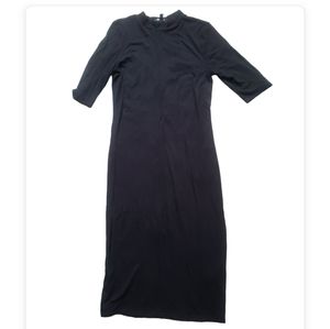 Express Black Midi Dress